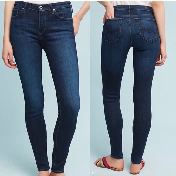 ag mid rise skinny jeans